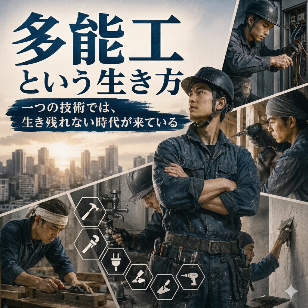 多能工という生き方 ― 一つの技術では、生き残れない時代が来ている ―