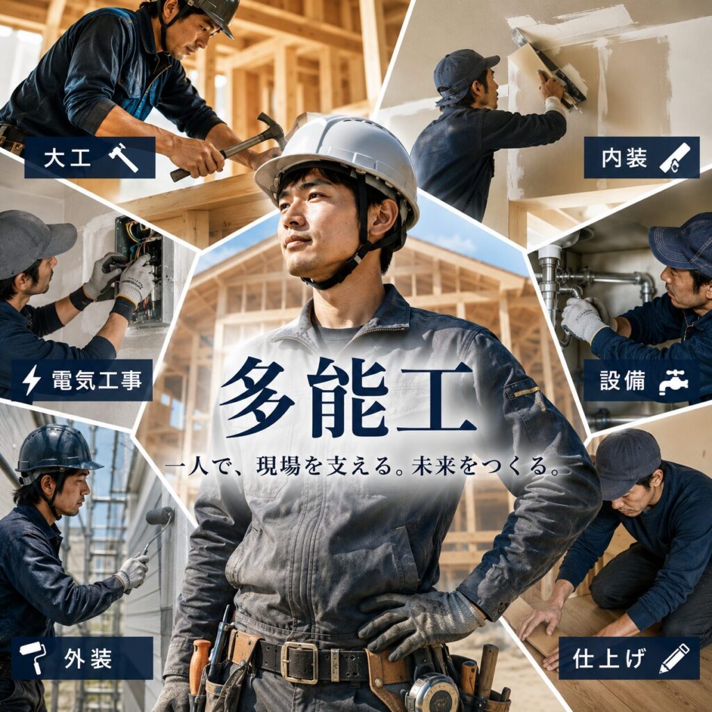 日本の住宅業界と多能工の海外事例比較～世界が育てているのは「作業者」ではない。「未来を支える職人」だった。～