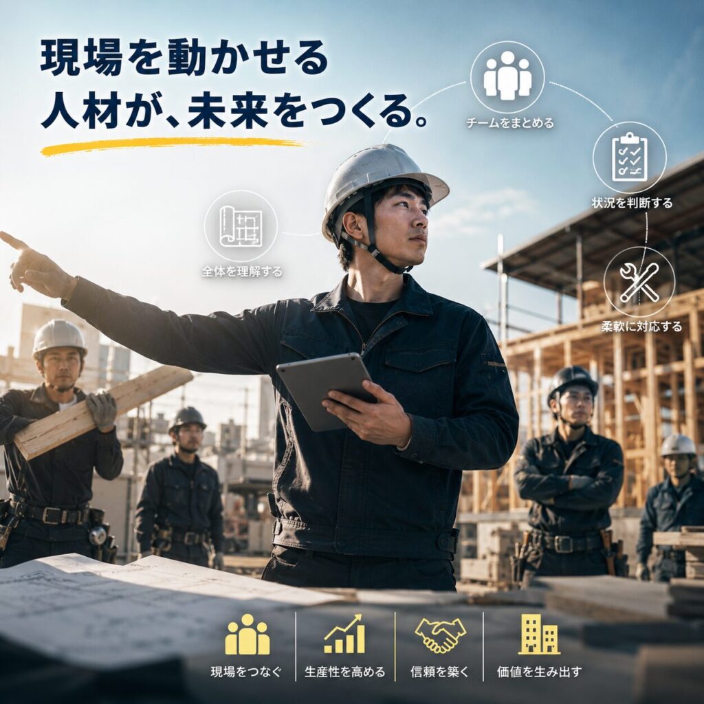 日本の住宅業界と多能工の海外事例比較～世界が育てているのは「作業者」ではない。「未来を支える職人」だった。～